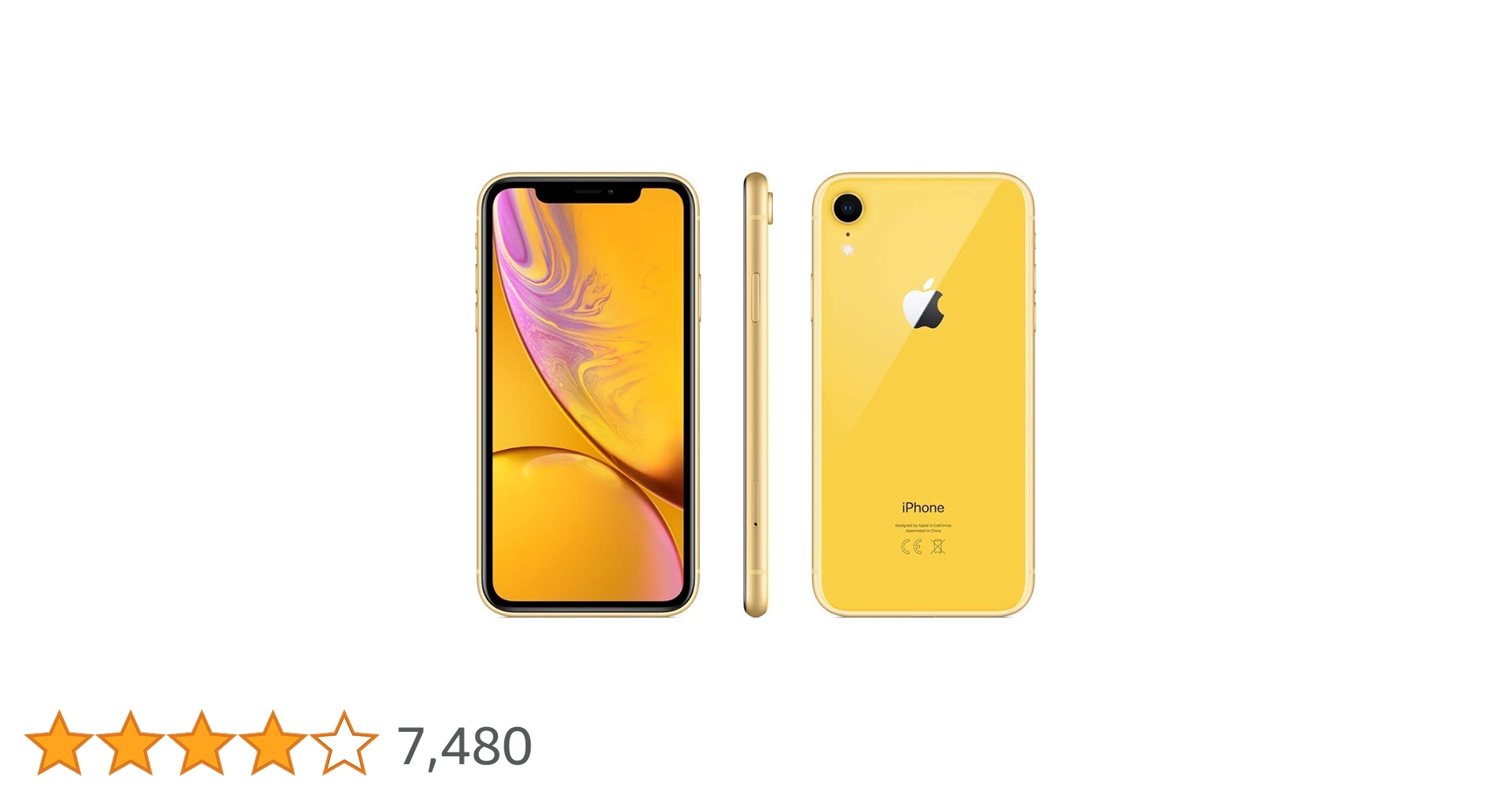 Apple iPhone XR 128GB/イエロー iPhone XR 128 GB amarelo - Excelente (Recondicionado